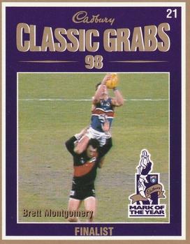 1999 Cadbury Classic Grabs 98 #21 Brett Montgomery Front